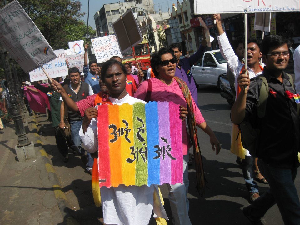 Gay Pride march in Pune held in 2011
