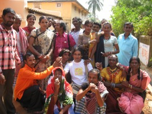 Amitava Sarkar in a camp