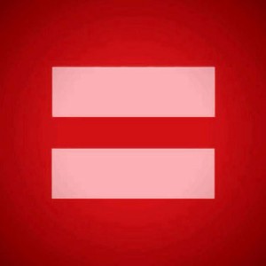 red equality sign