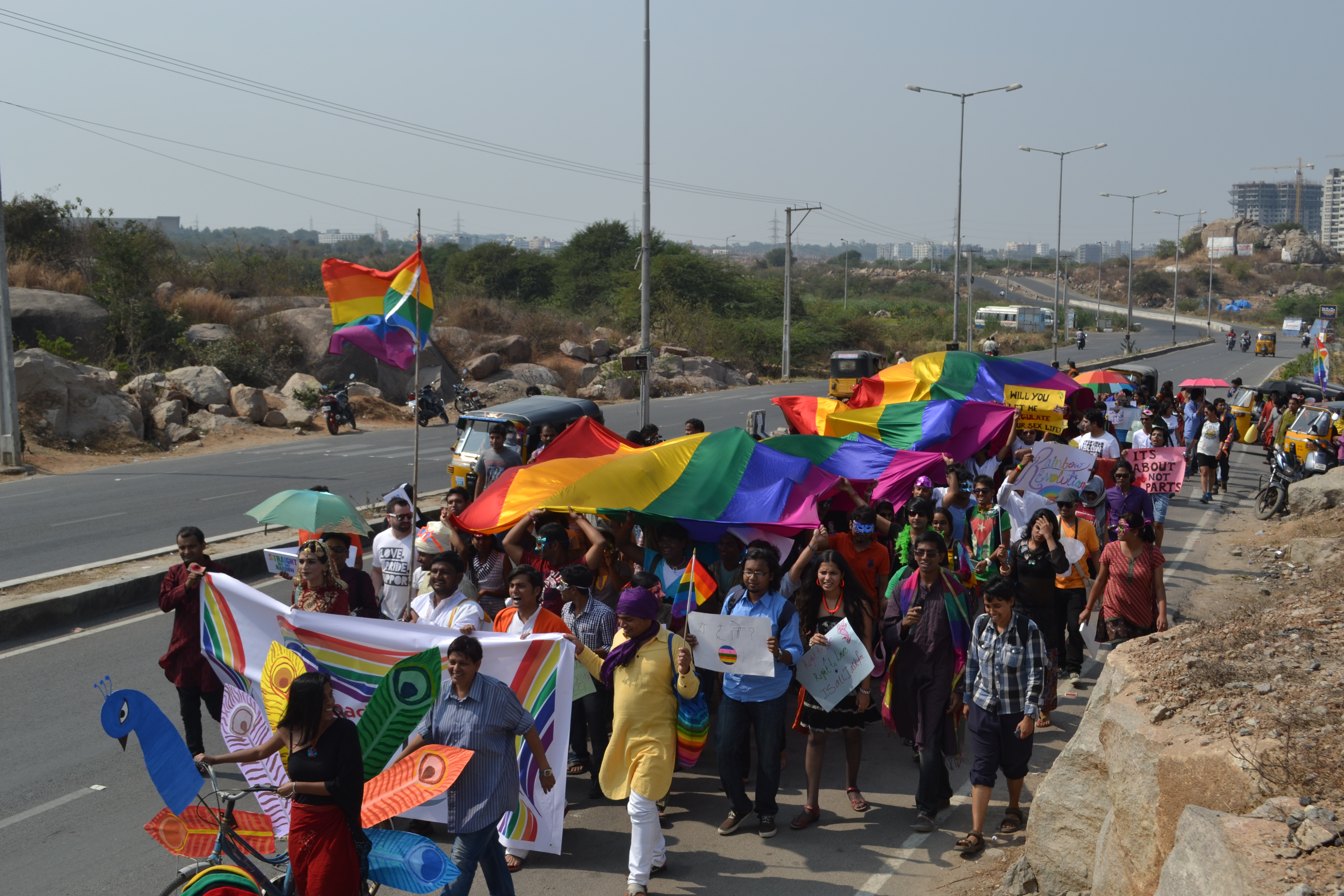 Glimpses From 2nd Hyderabad Queer Pride Parade Gaylaxy Magazine