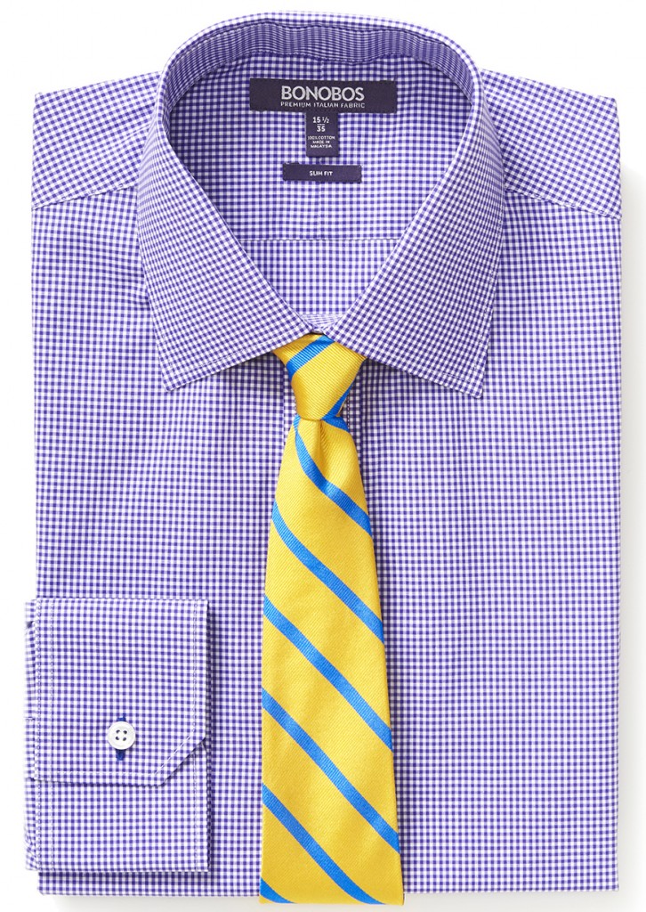 Mini Gingham Deep Grape