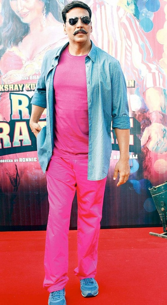  Akshay Kumar at the promo of Rowdy Rathore. picture source: dailymail.co.uk