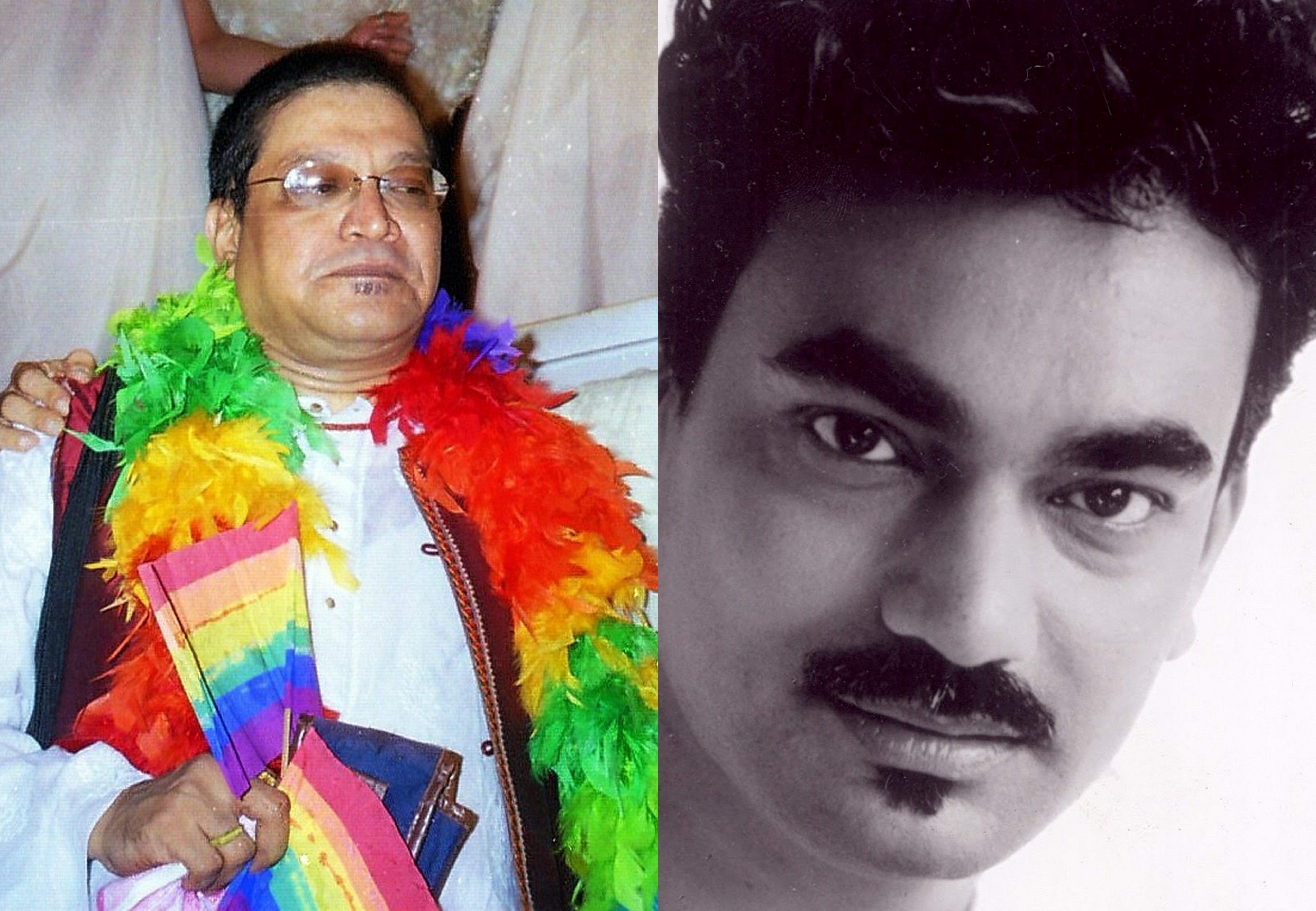 Kashish Rainbow Warrior Awardees Ashok Row Kavi and Wendell Rodricks