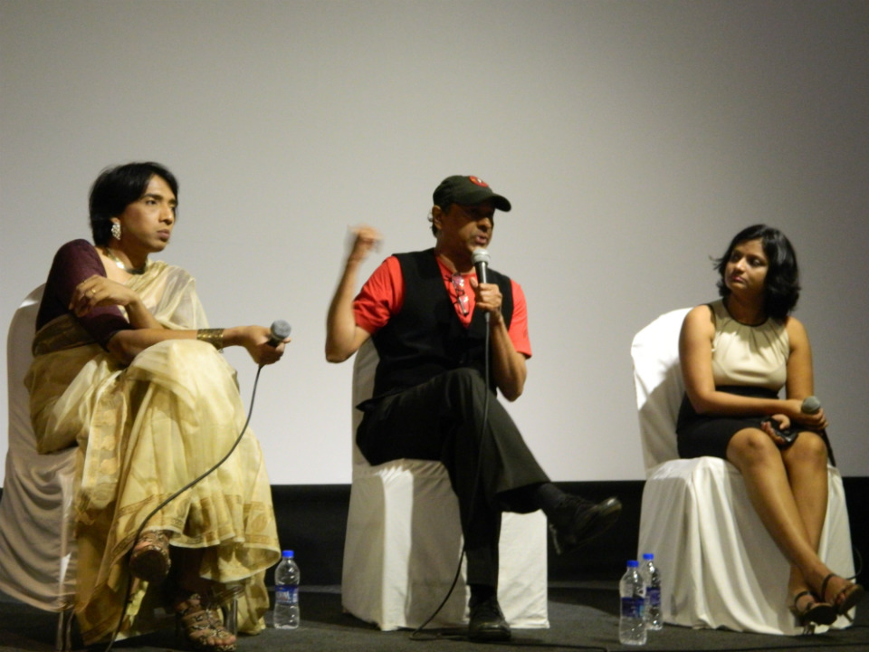 Filmmaker Sridhar Rangayan speaks at Rainbow Voices workshop