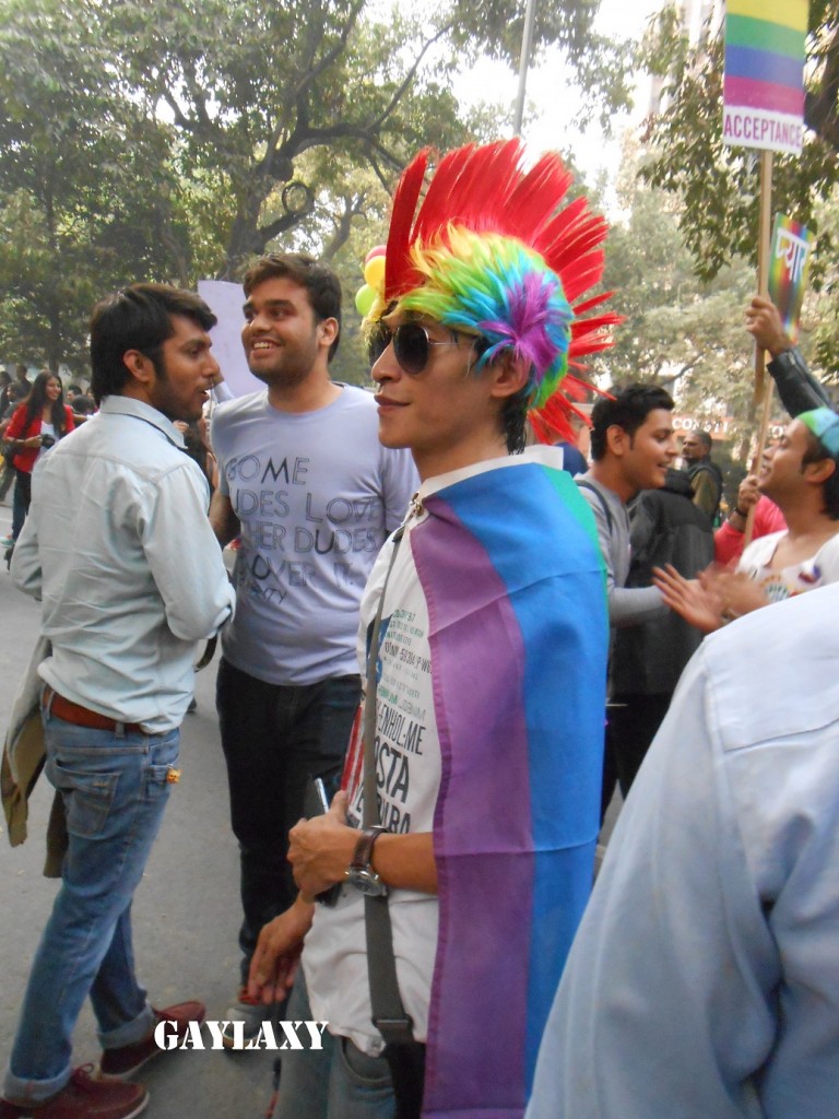 Delhi pride rainbow