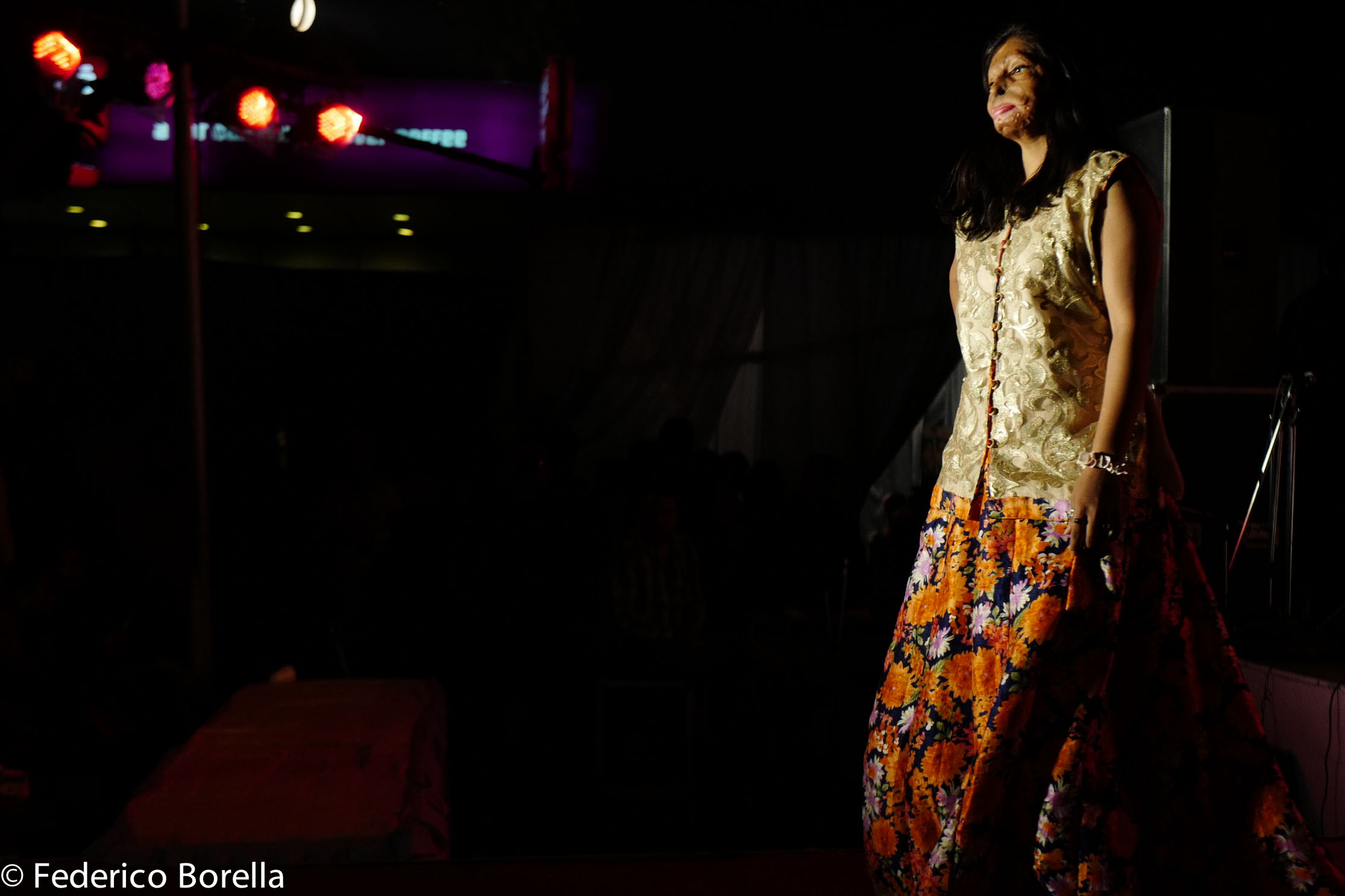 Acid Attack Survivors walking the ramp at Taj Mahotsav