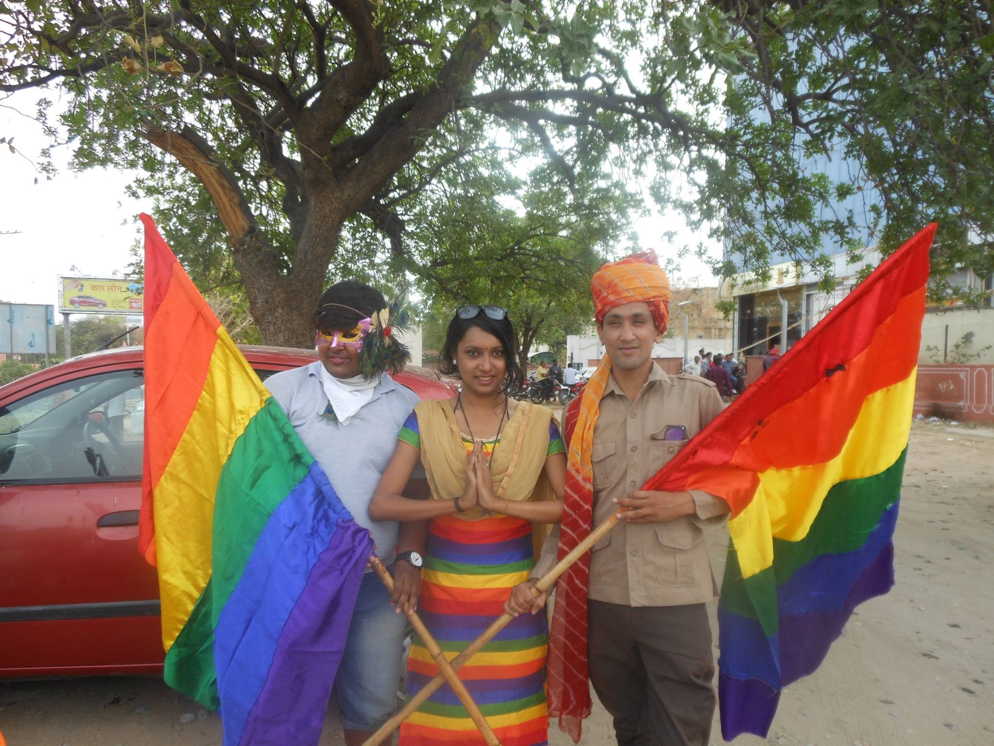 Picture courtesy: Queer Gulabi Pride Organisers