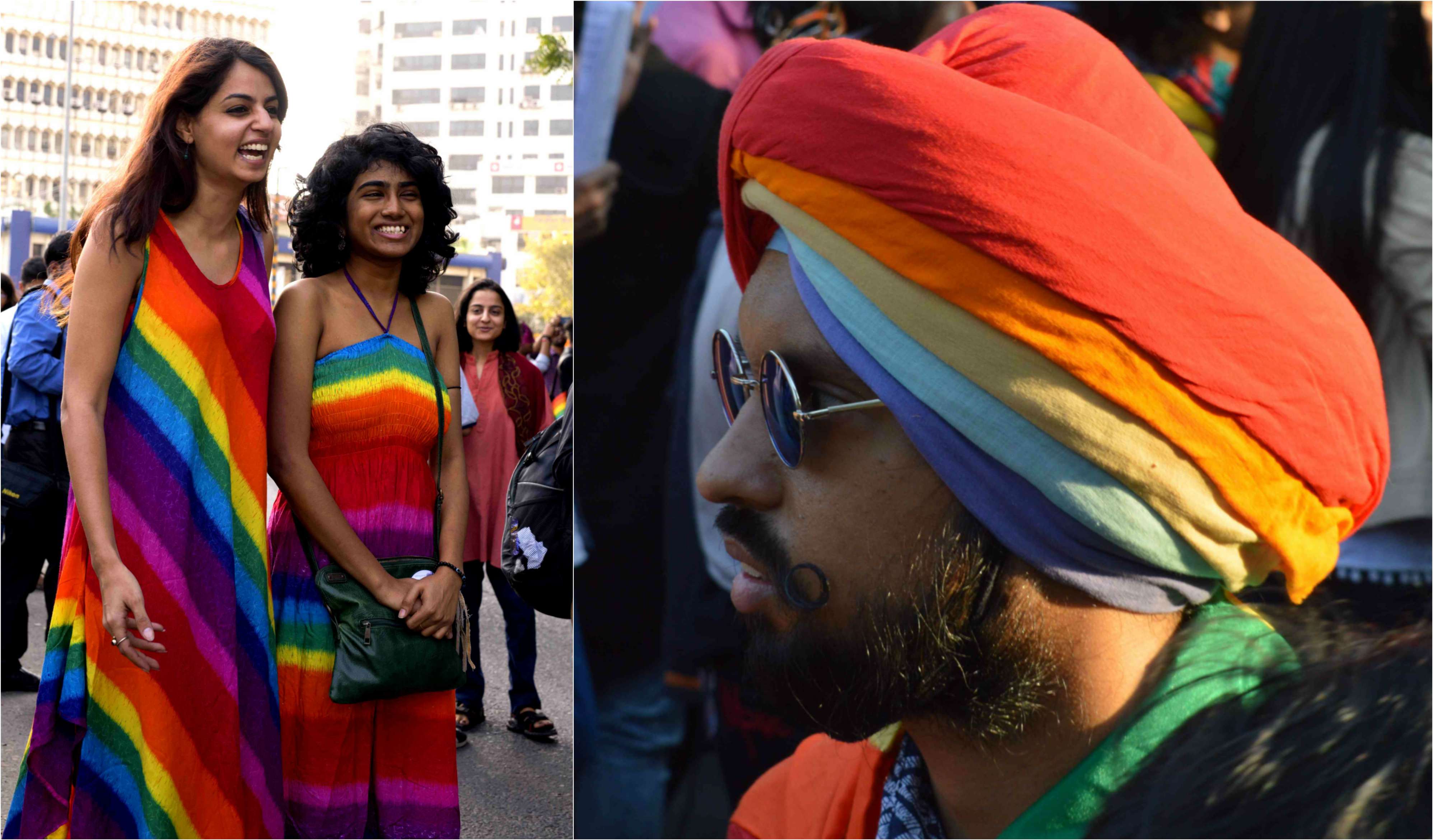 gay sikh, rainbow turban, gay pride, delhi