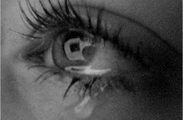 tearful eye