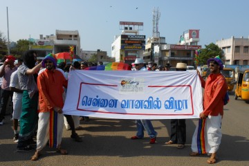 Picture from gay pride in Chennai