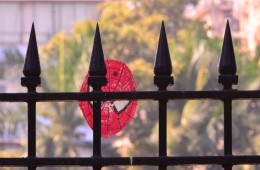 spiderman mask at gate