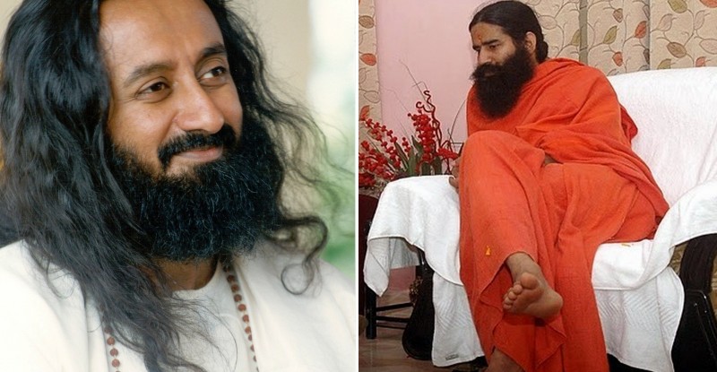 Sri Sri Ravishankar and Baba Ramdev