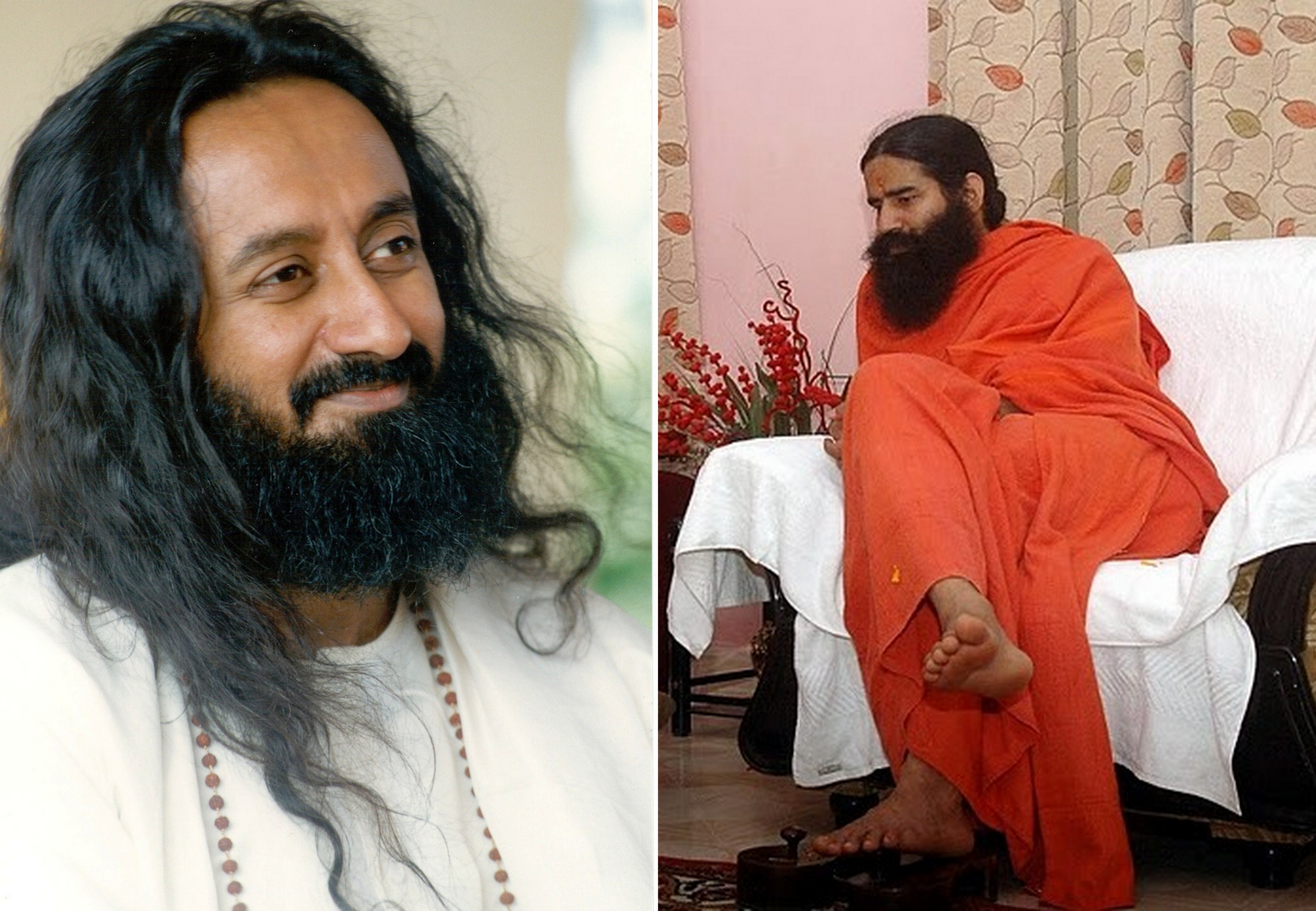 Sri Sri Ravishankar and Baba Ramdev