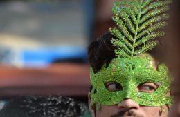 Masked Man at Pride