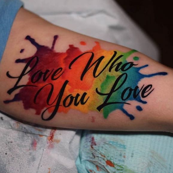 Tattoo Ideas To Celebrate Pride All Throughout Your Life - Gaylaxy Magazine